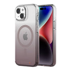 AXS - Crystal Shield Étui D3O MagSafe compatible pour Apple iPhone 14 - Nu Dégradé-Testé pour des chutes de 8 pieds, soutenu par la technologie D3O