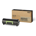 Ecotone - Lexmark 66S1000 Cartouche de toner MICR - Rendement standard - Noir-Couleur: Noir