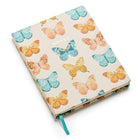 Eccolo - Journal format bureau – 8 po x 10 po – Papillons-256 pages ivoire lignées sans acide (80 gsm) idéales pour l’écriture quotidienne