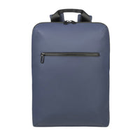 Tucano - Gommo Sac à dos pour ordinateurs portables 15,6 po et MacBook Pro 16 po - Bleu-Design épuré et sportif pour ordinateurs portables de 15,6" et MacBooks de 16", en matériau caoutchouté