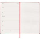 Moleskine - 2026 Classic 12 mois couverture rigide agenda semainier - 5 po x 8.25 po - rouge écarlate-Outils Pratiques : Calendrier, Planification De Voyages, Idées Et Objectifs, Pages Lignées Pour Les Notes