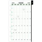 Day-Timer - Recharge datee 2026 1 page/jour portable - 6 3/4 po H x 3 3/4 po l - bilingue-Format quotidien d'une page qui permet une planification detaillee