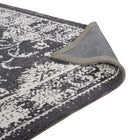 Modway - Kazia Treillis floral vieilli Tapis de 5 pi l x 8 pi L - Gris foncé et ivoire-Résistant aux taches / Facile à nettoyer