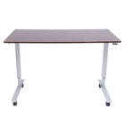 Luxor – Bureau sur pied ajustable avec manivelle de 60 po-La manivelle permet de régler la hauteur facilement pour passer de la position assise à la position debout