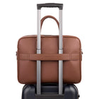 Bugatti - Maletlette de la collection Wellington pour ordinateur portable jusqu’à 15,6 po - Cognac-16 po H x 10,75 po x 3,75 po l