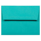 JAM Paper - Enveloppes d'invitation colorées A2 - 4,375 x 5,75 - bleu mer recyclé - Paquet de 50-Caractéristiques de l'enveloppe : Fermeture à rabat droit gommé, finition en papier lisse de haute qualité, fabriquée avec 30 % de matériaux recyclés