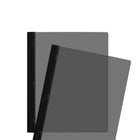 Staples - Couvertures de rapports à poly 3 - noir - paquet de 5-Le dos et la couverture arrière ont la m&ecirc;me couleur  