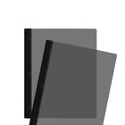 Staples - Couvertures de rapports à poly 3 - noir - paquet de 5-Le dos et la couverture arrière ont la m&ecirc;me couleur  