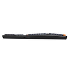 Adesso - EasyTouch 1500 Clavier mécanique ergonomique RVB – 104 touches, Cherry MX Red, filaire/sans fil/Bluetooth, VIA/QMK, touche Copilot-Interrupteurs mécaniques rouges Cherry silencieux : des frappes douces et réactives, idéales pour une utilisation au bureau comme à la maison