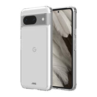 AXS - ULTRA CLEAR Étui testé contre les chutes pour Google Pixel 8 - Transparent-Protection anti-UV pour afficher clairement le design original de votre cellulaire