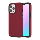 AXS - PROTech coque anti-choc avec bordures surelevees et une durabilite militaire pour Apple iPhone 13 Pro, Bourgogne-Resistant aux chocs