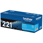 Brother - Cartouche de toner cyan TN221C rendement standard-Rendement : jusqu'à 1400 pages