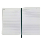 Hilroy - Journal à motif tissé gaufré - 4 po x 6 po - Ligné - 96 feuilles - vert forêt-Reliure cartonnée 