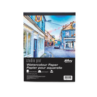 Hilroy - Papier aquarelle Studio Pro-Les pages peuvent être retirées proprement du cahier relié par le haut 