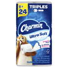 Charmin Ultra Soft Papier de Toilette - 8 Rouleaux Triples de 168 Feuilles-Douceur coussinée sans compromettre la résistance
