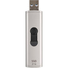 Transcend - SSD portable ESD320A - 2 To - Argent-Le ESD320A est fabriqué avec un alliage de haute qualité incroyablement durable, qui protège vos données et les rend intactes où que vous alliez. 