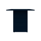 Manhattan Comfort - Table à manger moderne Nomad 172,5 cm - Bleu-Table de salle à manger de style rustique avec détails en grain de bois et base en H