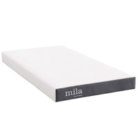 Modway - Mila 5 po Matelas simple-Housse en tricot extensible respirant