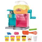 Play-Doh - Le magasin de beignets, coffret de pâte à modeler -Tournez la manivelle, laissez tomber la pâte, décorez : ce jouet permet aux enfants de jouer facilement et joyeusement au pâtissier spécialisé dans les donuts, encore et encore