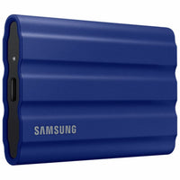 Samsung - T7 Shield 2To Disque SSD Portable - Bleu-Disque SSD Portable, USB 3.2 Gen.2 (10Go/s); Compatible avec PC, Mac, Appareil Android, console de jeux & plus