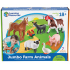 Learning Resources - Jumbo Farm Animals-Groupe d’âge et niveau : Enfants de 2 à 6 ans, de la prématernelle à la 1re année