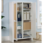 Sauder - Meuble de rangement Isabella Isle - Blanc-La sécurité avant tout: Kit d'ancrage mural fourni pour prévenir les accidents de basculement