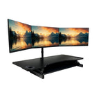 Rocelco - Support de bureau réglable de 45 po avec support pour triple écran-ADR45 offre une hauteur réglable de 4,7" à 17,5"