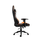 Cougar - Chaise de jeu inclinable et pivotante Outrider - noir et orange-Cadre en acier complet