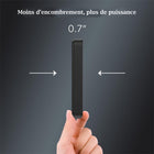 MyBat - Batterie externe Pro 10 000 mAh - Drapeau France-Fixation magnétique sécurisée pour smartphones compatibles