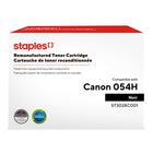 Staples - Cartouche de toner Canon 054H remise à neuf - rendement élevé - noir-Noir