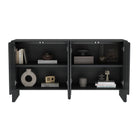 Manhattan Comfort - Buffet moderne Linda 60" à 4 portes - gris charbon-10