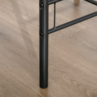 HOMCOM - ensemble de salle à manger 3 pièces 31,5 po avec étagère de rangement - naturel-Convient pour manger, travailler ou se détendre dans les salles à manger, salons ou petits espaces