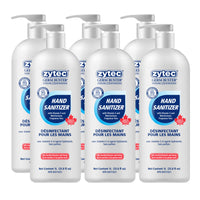 Zytec - Gel désinfectant pour les mains Germ Buster FF 1L – Paquet de 6 unités-Tue les germes et bactéries nocifs.