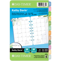 Day-Timer - Recharge datee Kathy Davis 2025 2 pages/mois de bureau - 8 1/2 po H x 5 1/2 po l - bilingue-Format des pages : 8 1/2 po H x 5 1/2 po l