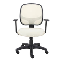 Brassex - Kelvis Chaise de bureau - crème-Petit colis