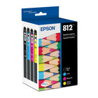 Epson - Cartouches d'encre T812 - Capacité standard - Noir/Cyan/Magenta/Jaune-Qualité photo supérieure à celle des photos de labo