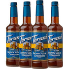 Torani - Sirop cannelle et cassonade sans sucre -750 mL - paquet de 4-Une paire parfaite : Une paire complète de cassonade et de cannelle à votre domicile, préparez-vous donc à faire partie du monde de la cassonade et de la cannelle