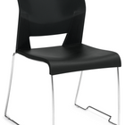 Global - Chaise jumelable empilable Duet, nocturne (noir)-Chaise jumelable empilable