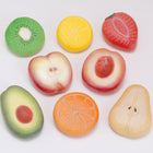 Yellow Door - Pierres de jeu sensorielles aux fruits, lot de 8-Parfait pour préparer un festin dans la cuisine en terre