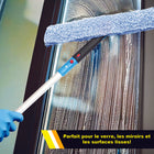 Gritt Commercial - Lave-vitres pivotant robuste de 18 po - Usage commercial - Lot de 2-Peut être utilisé à la main ou avec un manche télescopique Gritt Commercial