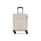 Bugatti - Victoria Bagage à main Softside - Crème-Matériau durable: Nos bagages en cuir végétalien sont conçus pour résister aux rigueurs du voyage, garantissant qu'ils restent résistants aux rayures et durables contre l'usure
