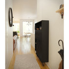 Nexera - Bureau mural Slim, Noir-9