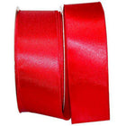 JAM Paper - Ruban de satin simple face - 2 1/2" de large x 50 m - Rouge écarlate-Couleur : Écarlate