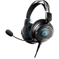Audio-Technica - ATH-GDL3BK Casque de jeu à dos ouvert - Noir-Casque de jeu ouvert vous permettant de localiser les sons (un adversaire qui s'approche, par exemple) dans un champ sonore étendu