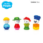 SmartMax - Coffret de jeu Mon premier peuple - Ensemble de 12-Développe chez les enfants : concentration, planification, résolution de problèmes, perspicacité spatiale et perception visuelle