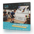 GoBalance Play-Portable et léger : Pesant moins de 2 lb, il est facile à transporter et à installer n’importe où, s’adaptant à tous les niveaux de compétence, des enfants aux personnes âgées.