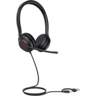 Yealink - Casque filaire USB-C/A UH35 - Microsoft Teams - Noir-Le système à double microphone, amélioré par la technologie Acoustic Shield, offre une amélioration de 60% des performances de réduction de bruit par rapport aux systèmes à microphone unique, éliminant intelligemment les bruits de fond
