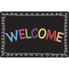 Ashley Productions - Smart Poly The Original Fun Mat - Tapis de Bienvenue - 15 -5" x 23 -5" - Boucles de Craie - Bienvenue-Mesures et design : Le tapis d'accueil Chalk Loops mesure 15,5 po x 23,5 po.