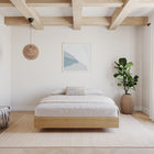 Nexera - Lit plateforme Queen, Érable naturel-Peut être agencé avec une des têtes de lit queen Nexera afin de créer un lit complet. (vendues séparément)