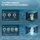 Aiper - Aspirateur de piscine portatif Pilot X1 avec système anti-obstruction, aspiration 1 260 gal/h, double filtre, design léger-6